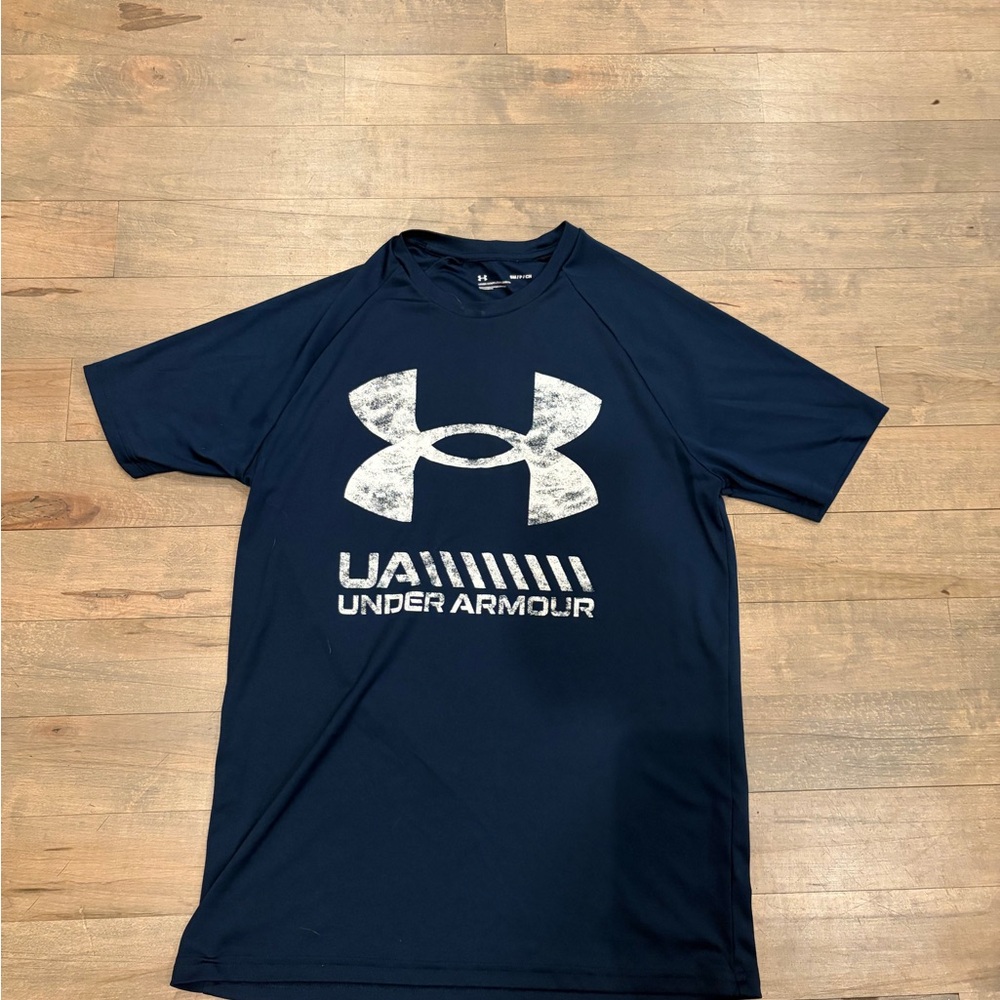 Under Armour Men's Dark Blue Graphic Tee